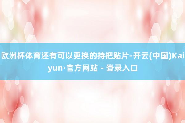欧洲杯体育还有可以更换的持把贴片-开云(中国)Kaiyun·官方网站 - 登录入口